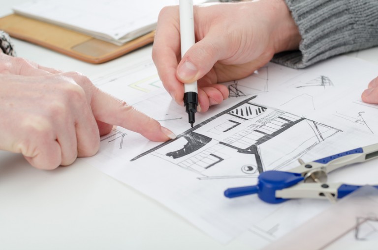 Conception et réalisation plan architecture cg bat